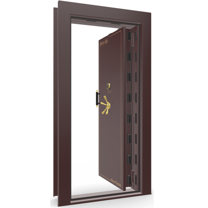 Vault Door Series | In-Swing | Right Hinge | White Marble | Electronic Lock