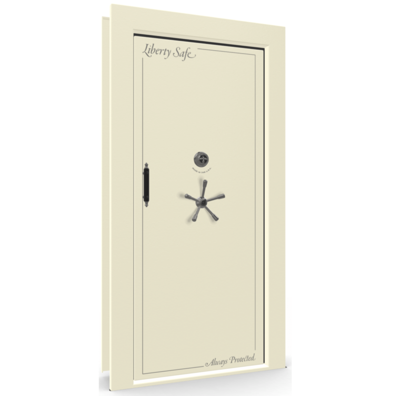 Vault Door Series | In-Swing | Right Hinge | Black Gloss | Mechanical Lock