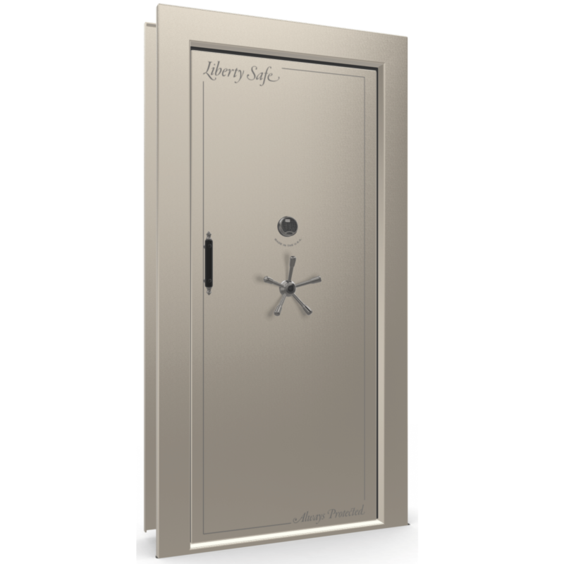Vault Door Series | In-Swing | Left Hinge | Black Gloss | Mechanical Lock