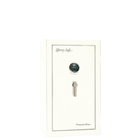 Premium Home Series | Level 7 Security | 2 Hour Fire Protection | 12 | Dimensions: 42"(H) x 24"(W) x 20.25"(D) | White Marble - Closed Door