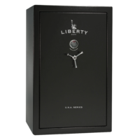 USA | 48 | Level 2 Security | 40 Minute Fire Protection | Black | Chrome Electronic Lock | 60.5"(H) x 42"(W) x 25"(D)